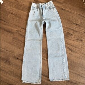 Abercrombie & Fitch Light Blue High Rise Jeans